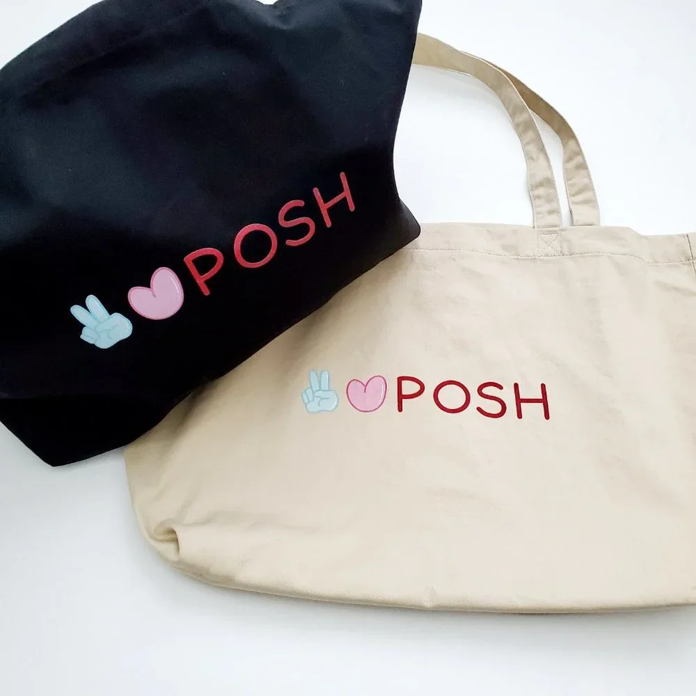 LB003Tote Organic Earth Friendly Poshmark Reusable Recyclable Tote [Price Firm] - Picture 8 of 13